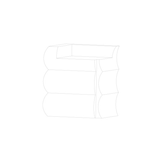 kloris disegno tecnico bancone bar clipper corner