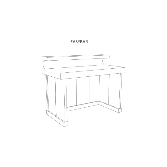 kloris disegno tecnico bancone bar easybar