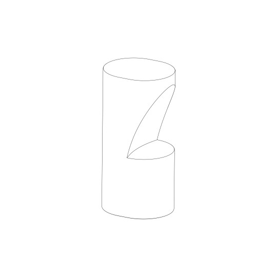 kloris disegno tecnico fiu sgabello