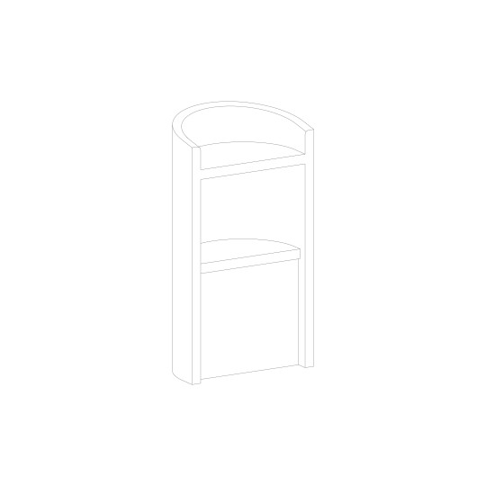 kloris disegno tecnico bancone bar speaker