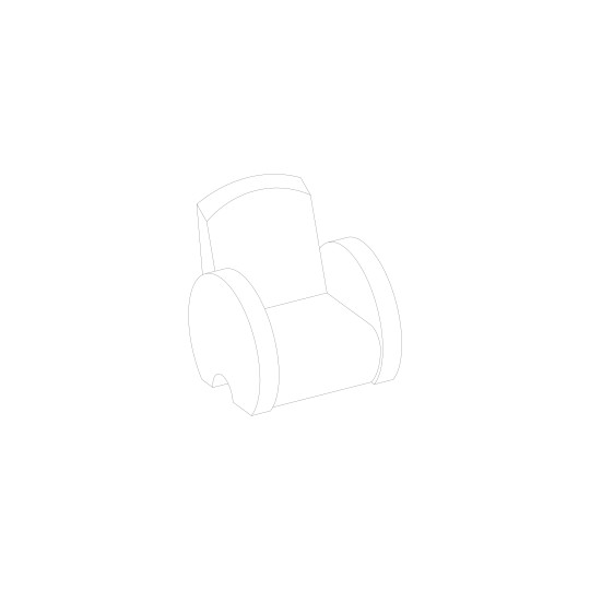 kloris disegno tecnico sunset poltrona