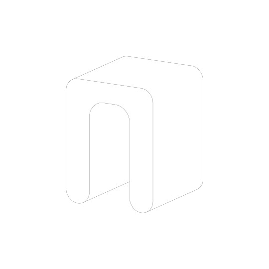 kloris disegno tecnico zip small sgabello